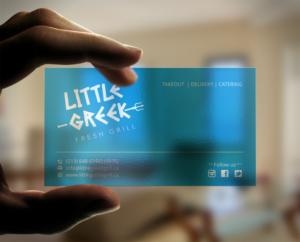 Visitenkarten-Design von Xpert für Little Greek Fresh Grill | Design: #17725098