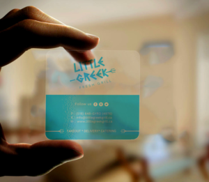 Visitenkarten-Design von Tripti Ranjan Gain für Little Greek Fresh Grill | Design: #17720782