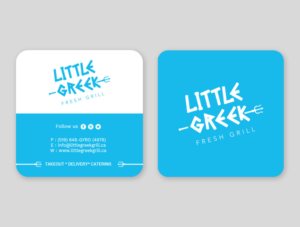 Visitenkarten-Design von Tripti Ranjan Gain für Little Greek Fresh Grill | Design: #17720783