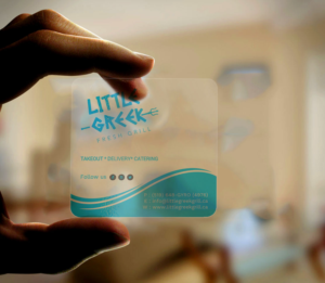 Visitenkarten-Design von Tripti Ranjan Gain für Little Greek Fresh Grill | Design: #17720791