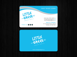 Business Card for New Greek Restaurant | Business Card Design by Tripti Ranjan Gain