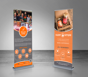 Trade Show/Vendor Booth Roll Up Banner for Non-Profit | Poster Design by alex989