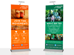 Trade Show/Vendor Booth Roll Up Banner for Non-Profit