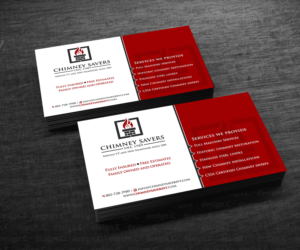 Chimney Service company needs new business card design  | Diseño de Tarjeta de Presentación por Designers Hub