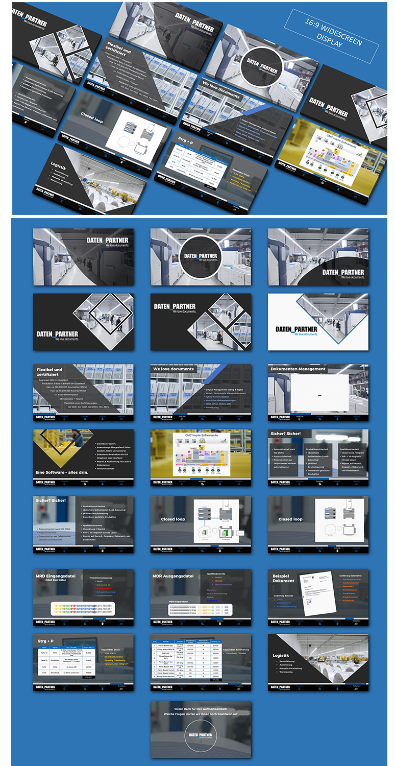 PowerPoint-Design von VDB Designs für DATEN_PARTNER GmbH | Design #17808063