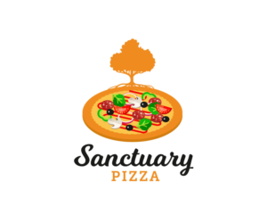 Sanctuary Pizza | Logo Design by 91.kremena.petrova