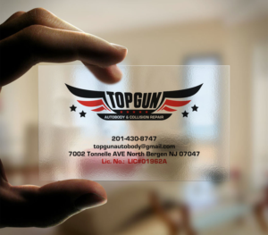 Business Card Design by INDIAN_Ashok for topgun autobody and towing | Design: #17745547