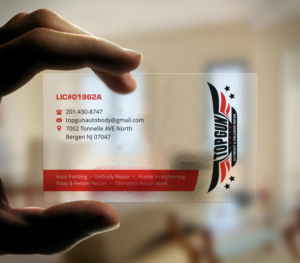 Business Card Design by INDIAN_Ashok for topgun autobody and towing | Design: #17745552