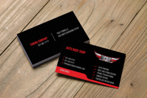  Towing company card on one side and our  Autobody and collision repair shop card  on the other | Diseño de Tarjeta de Presentación por JK18