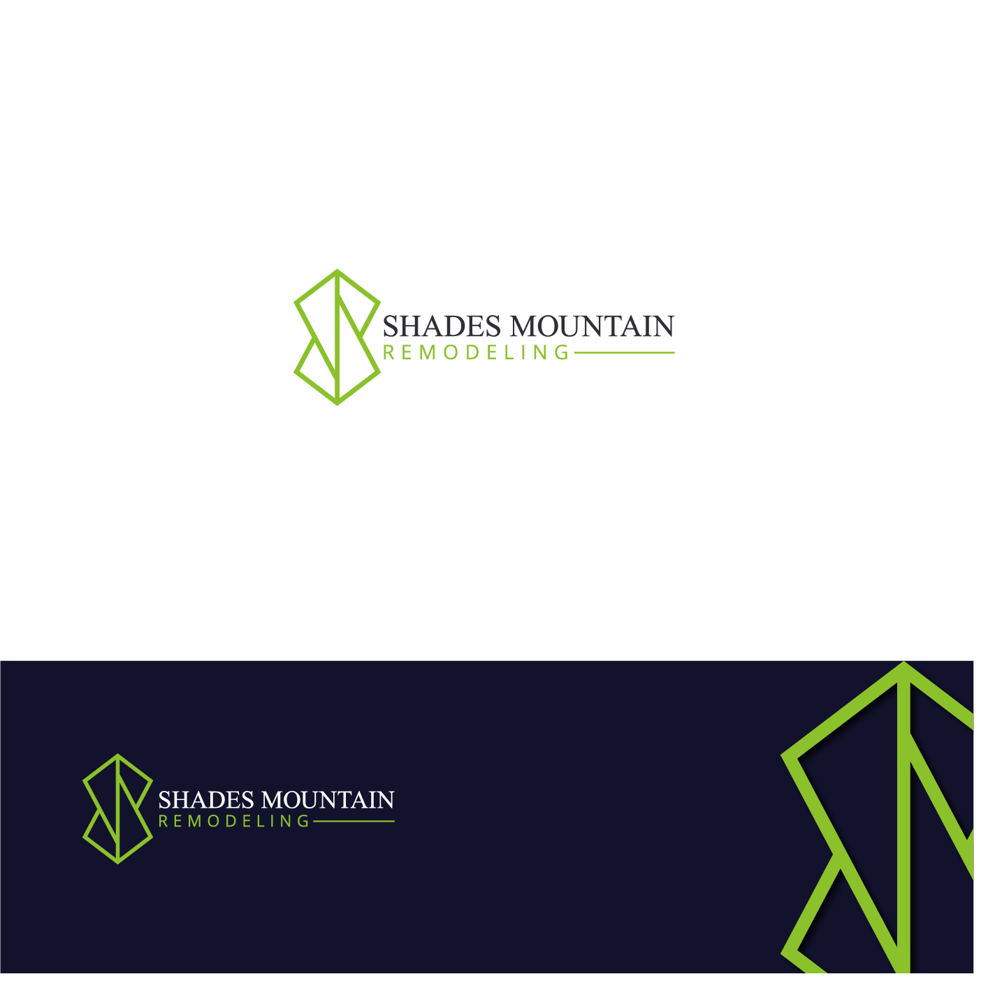 Design de Logo par kemplu pour Shades Mountain Remodeling | Design #17804331