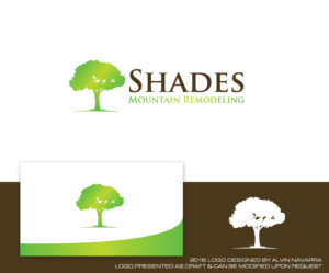 Design de Logo par alvinnavarra pour Shades Mountain Remodeling | Design : #17842871