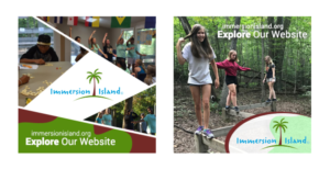 Immersion Island Summer Camps Banner Ads | Banner-Design von Hristo Itchov