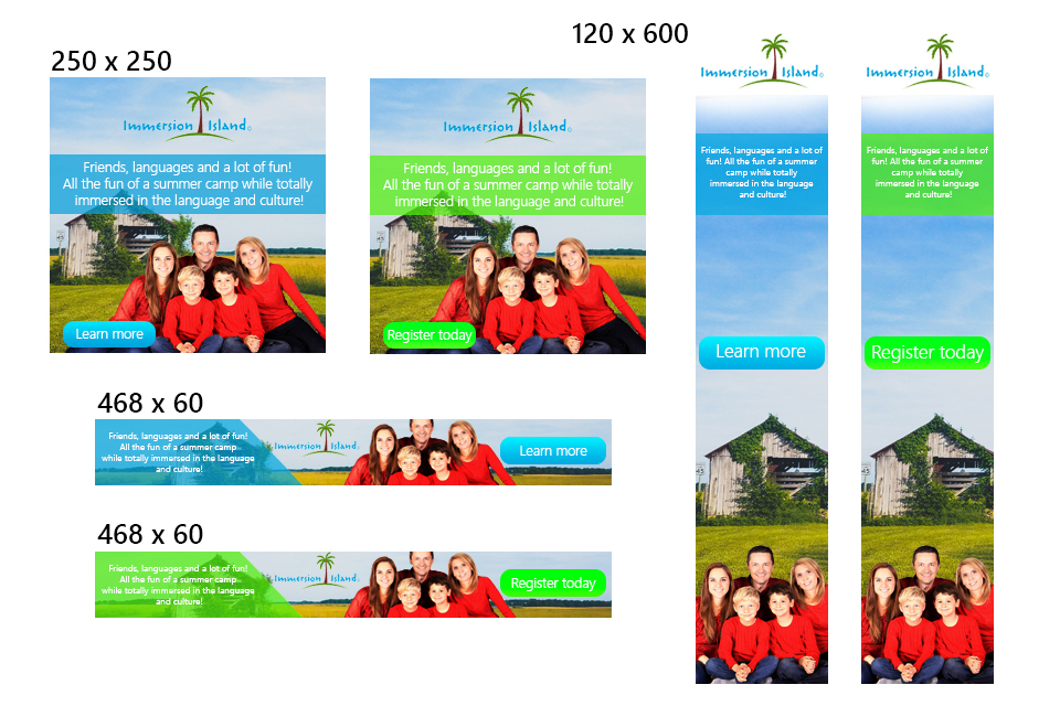 Banner Ad Design by ARTmed for Immersion Island | Design #17731382