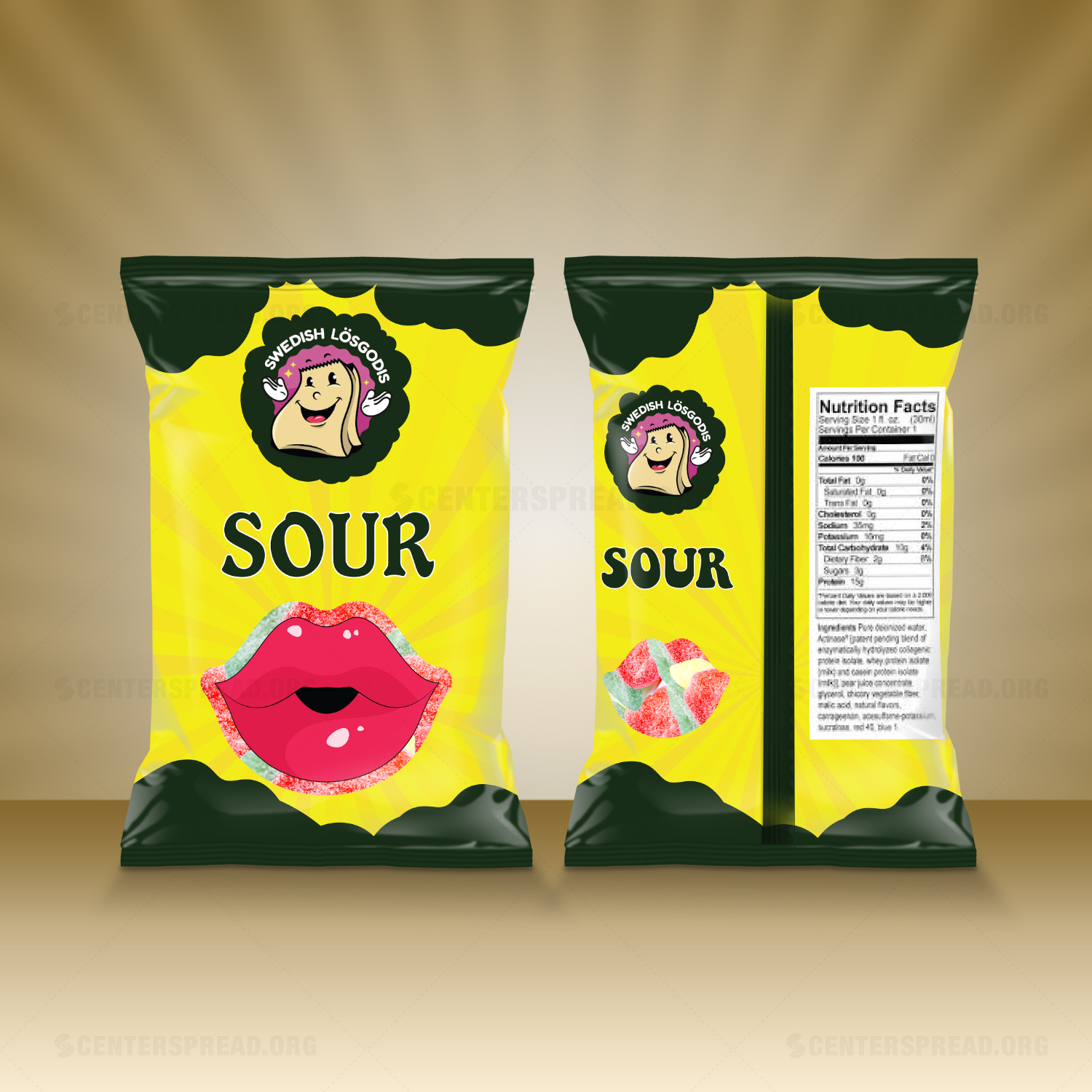 Packaging Design by CENTERSPREAD for Swedish Lösgodis | Design #17733270