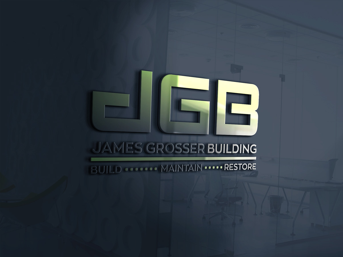 Logo Design by Mak.T for James Grosser Building | Design #17798733