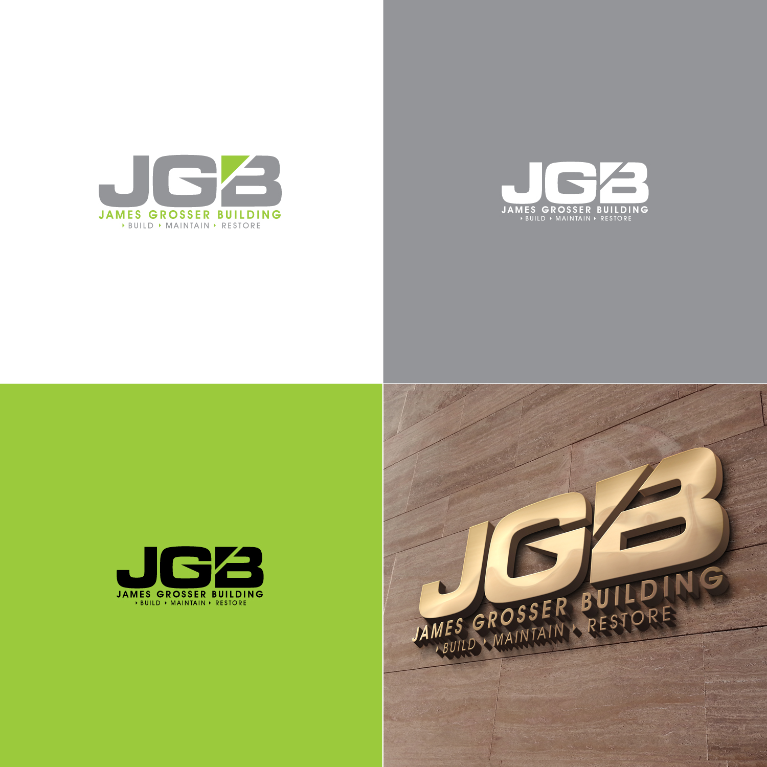 Diseño de Logo por Maxo-Biz para James Grosser Building | Diseño #17776310