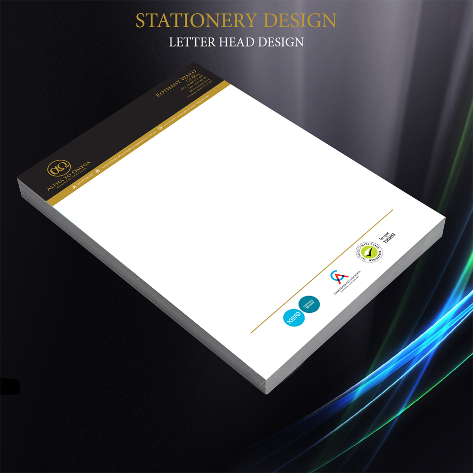 Stationery Design by Expert Designer for Alpha to Omega Business Services | Design #17723939
