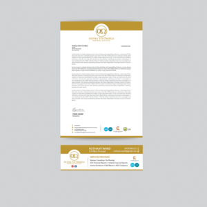 Email Signature and a letter head | Stationery Design by bdesigner9