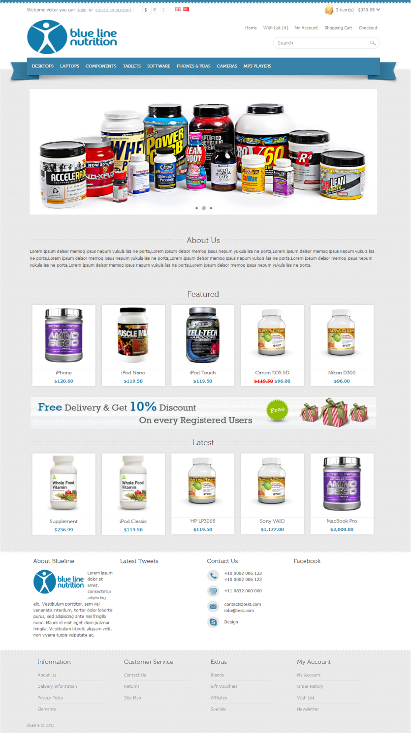 Web Design by Chaitanya S. for Overbrands | Design #2746983
