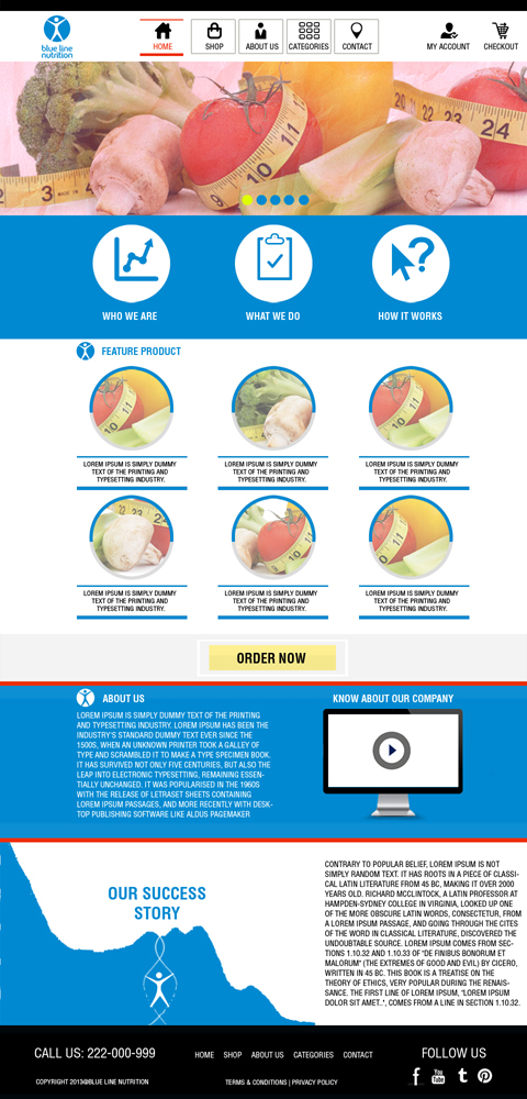 Web Design par Bright Star pour Overbrands | Design #2758127