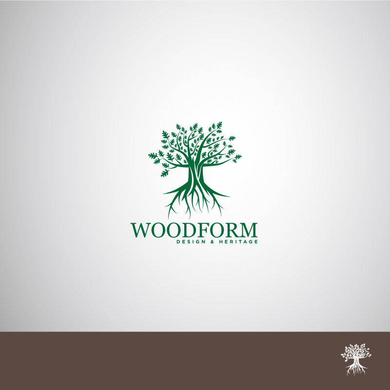 Logo Design by Arrowhead for Woodform Design & Heritage Ltd  | Design #17720052