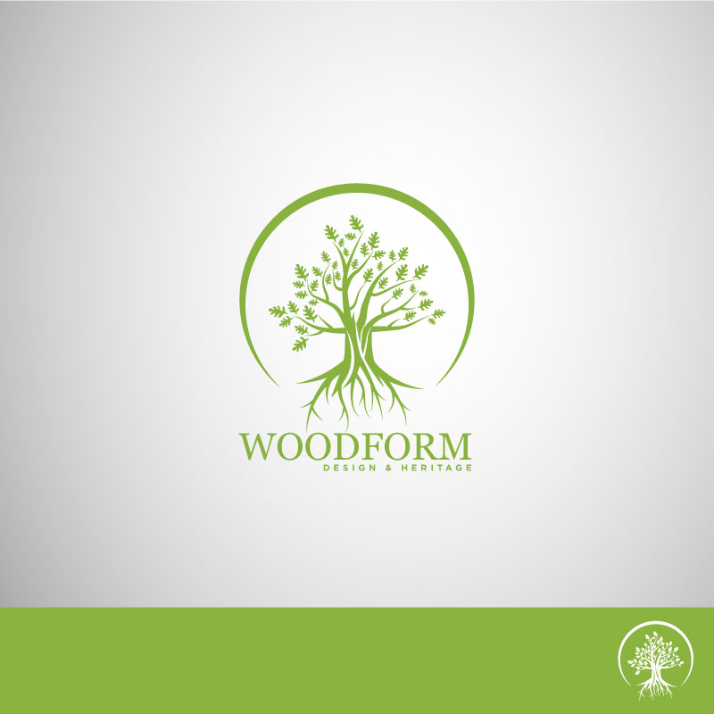 Logo Design by Arrowhead for Woodform Design & Heritage Ltd  | Design #17776722