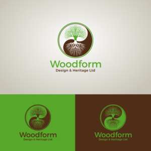 Logo Design by DesignMonkeyBH for Woodform Design & Heritage Ltd  | Design #17722914