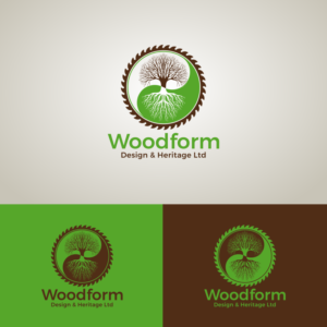 Logo Design by DesignMonkeyBH for Woodform Design & Heritage Ltd  | Design: #17722963
