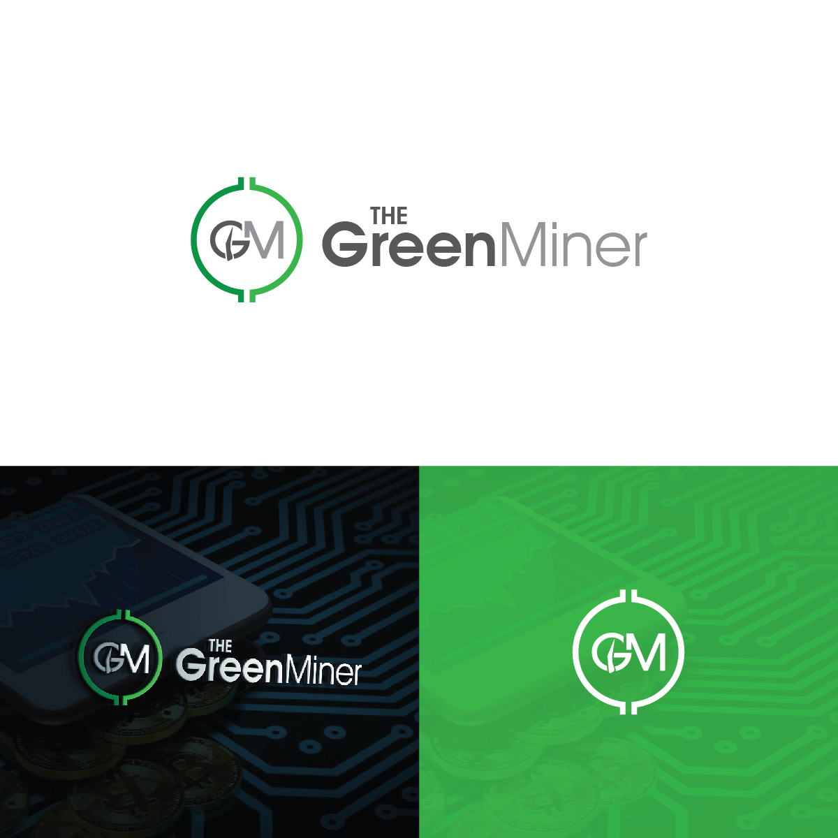 Logo Design by Logo Parlor for The Green Miner | Design #17750468
