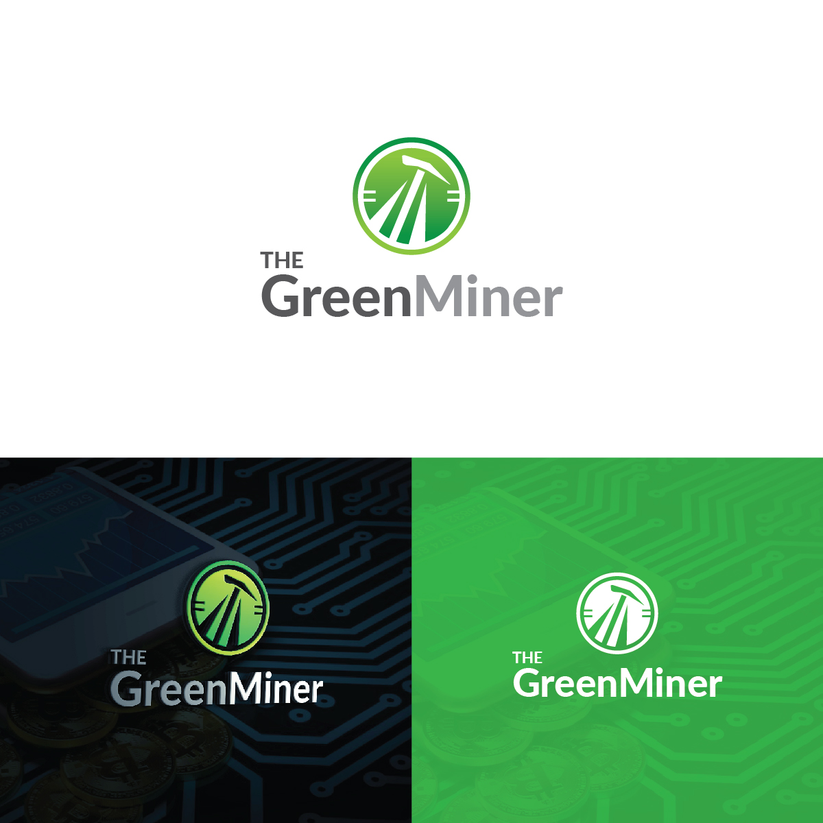 Logo Design by Logo Parlor for The Green Miner | Design #17750590