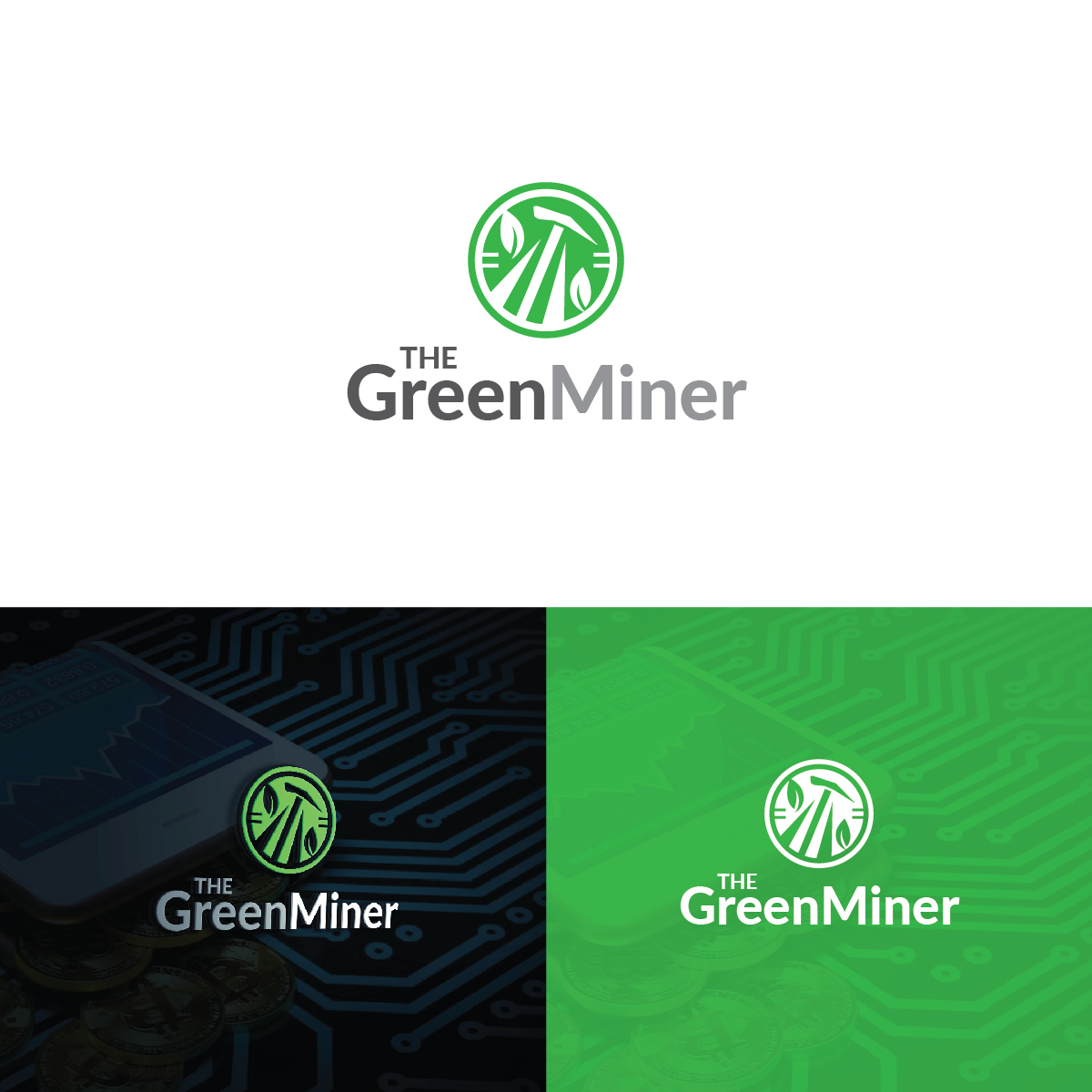 Logo Design by Logo Parlor for The Green Miner | Design #17750591