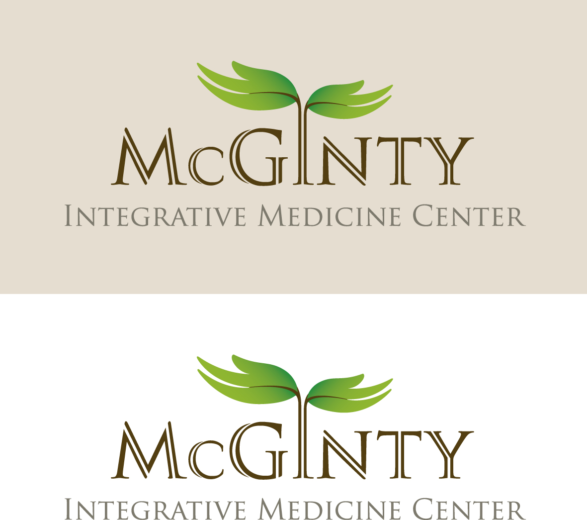 Diseño de Logo por °Crisp Design para McGinty Integrative Medicine Center | Diseño #46531
