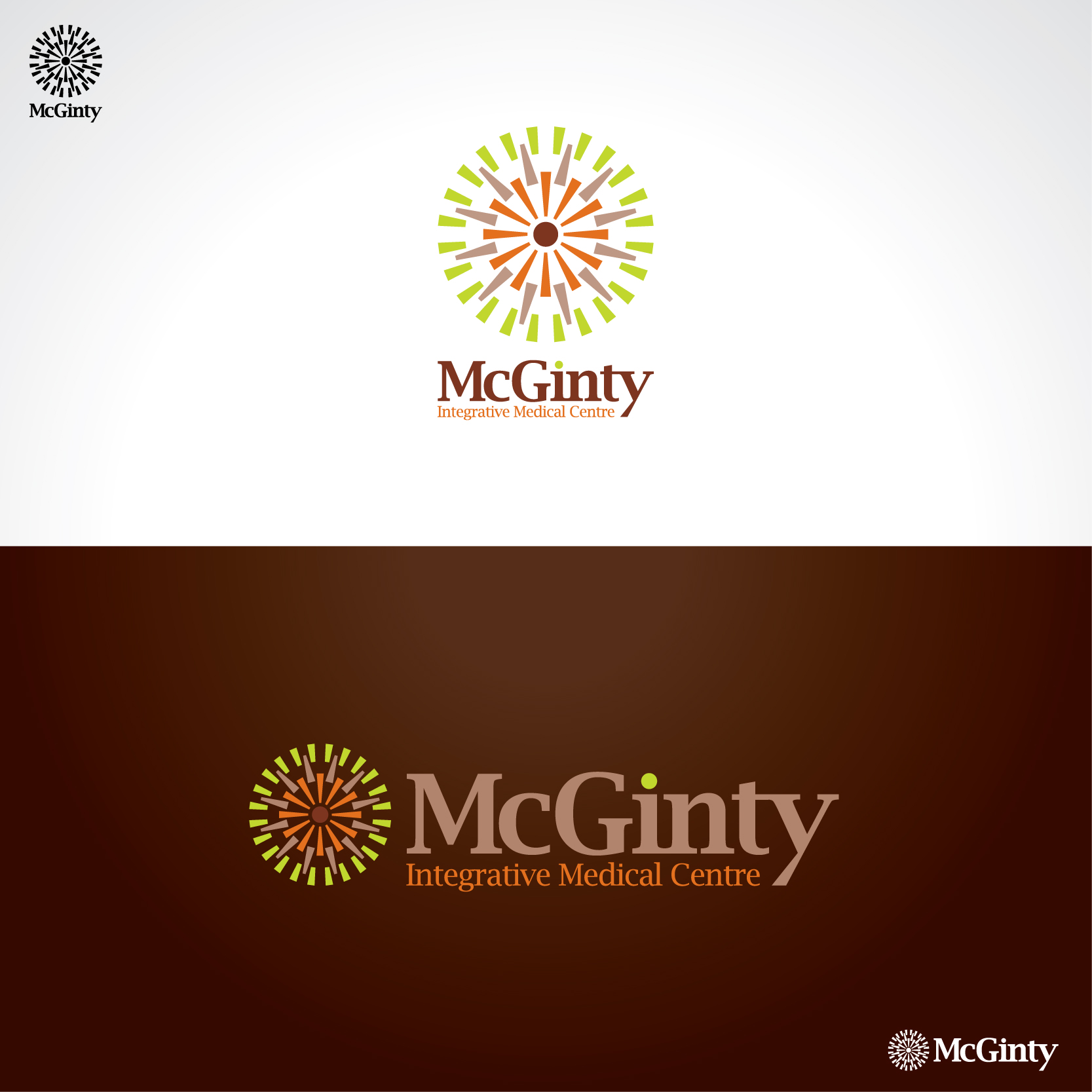 Logo Design by elev8.net.au for McGinty Integrative Medicine Center | Design #46875