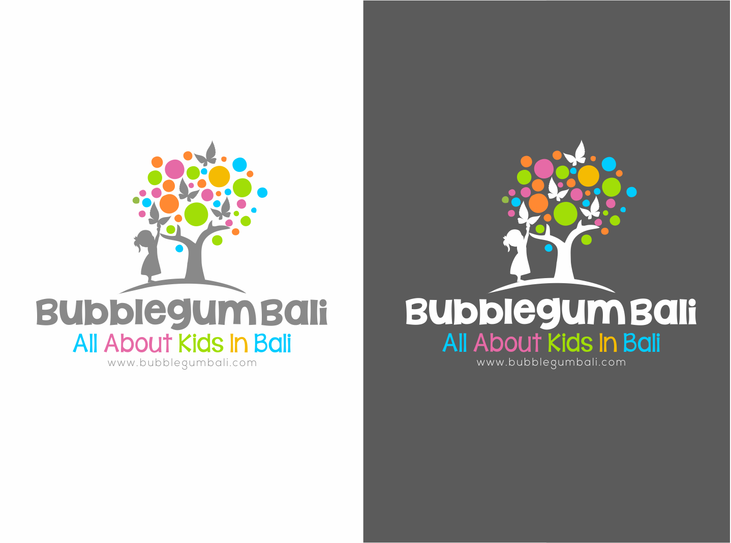 Logo Design by nikkiblue for Bubblegum Bali | Design #17730841