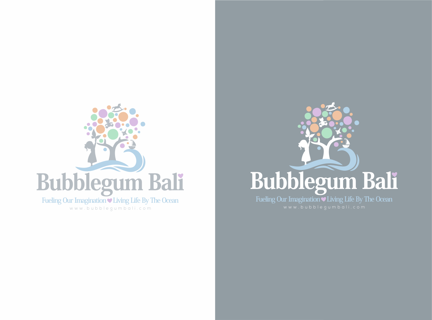 Logo Design by nikkiblue for Bubblegum Bali | Design #17744692