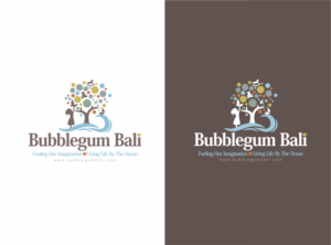 Bubblegum Bali | Logo-Design von nikkiblue