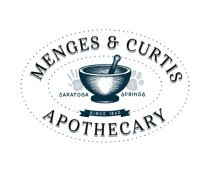 Menges & Curtis Apothecary    Saratoga Springs       Since 1860 | Logo Design by 91.kremena.petrova