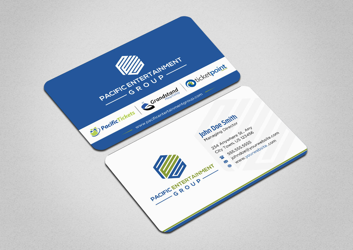 Visitenkarten-Design von INDIAN_Ashok für Pacific Tickets | Design #17722382