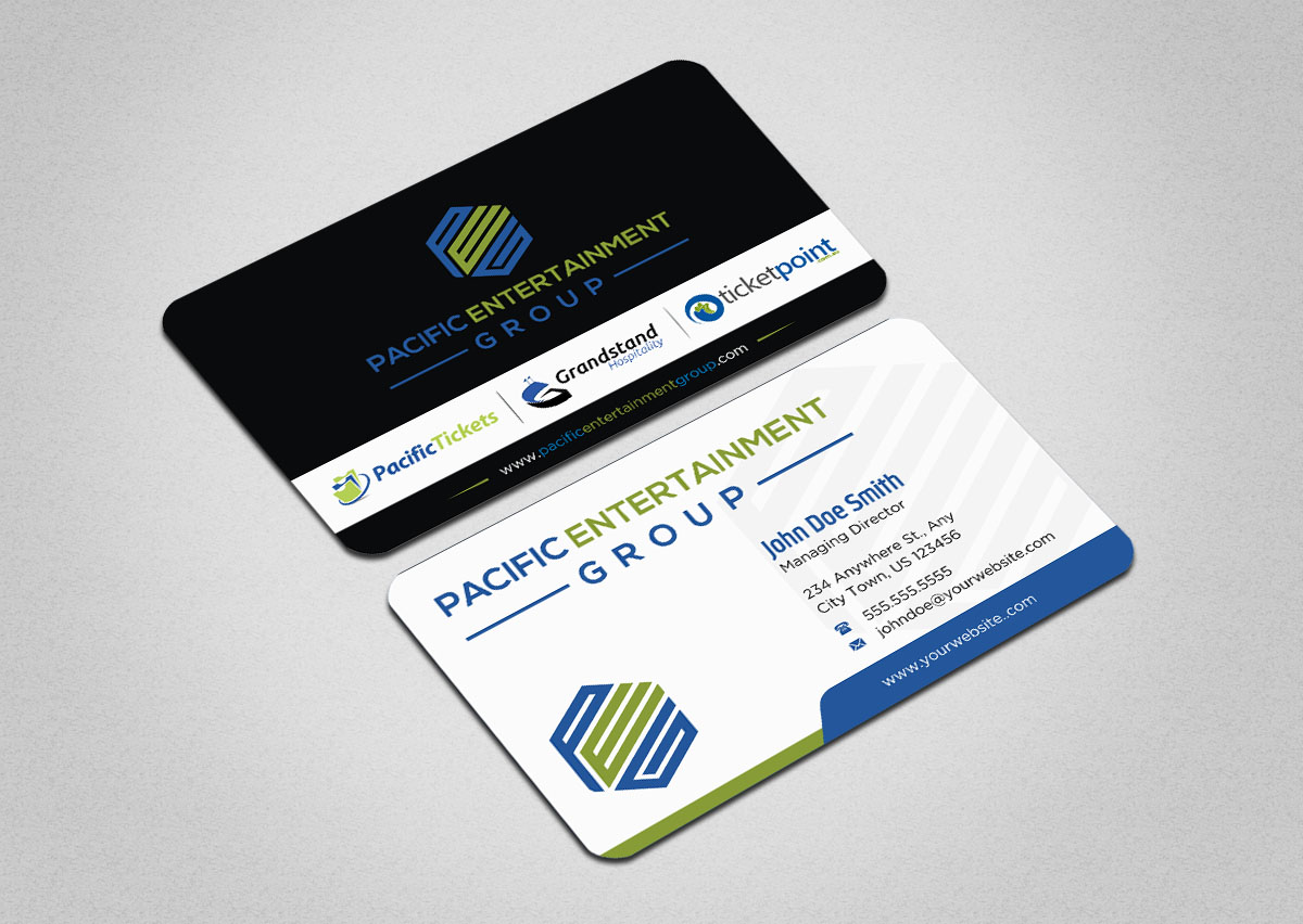 Business Card Design by INDIAN_Ashok for Pacific Tickets | Design #17722414