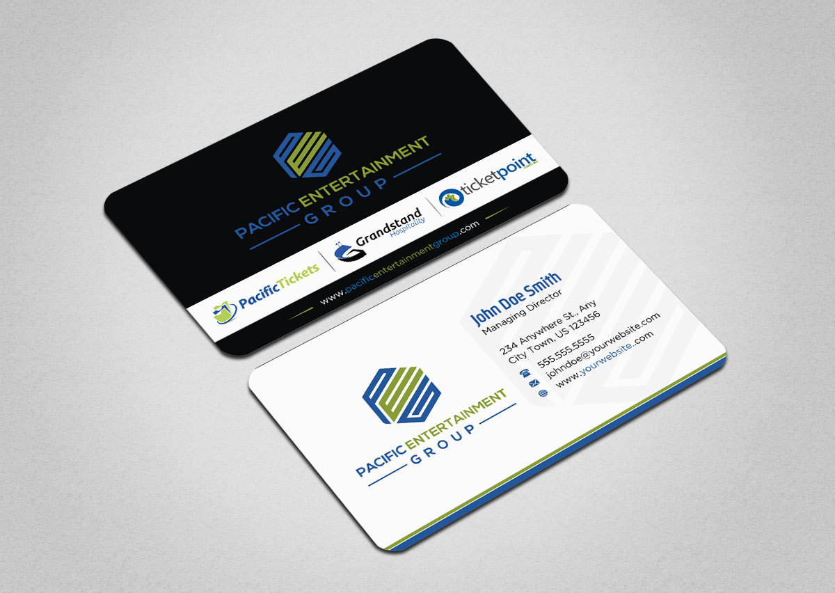 Visitenkarten-Design von INDIAN_Ashok für Pacific Tickets | Design #17722417