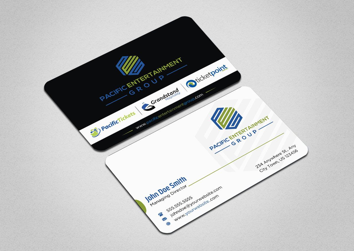 Business Card Design by INDIAN_Ashok for Pacific Tickets | Design #17722419