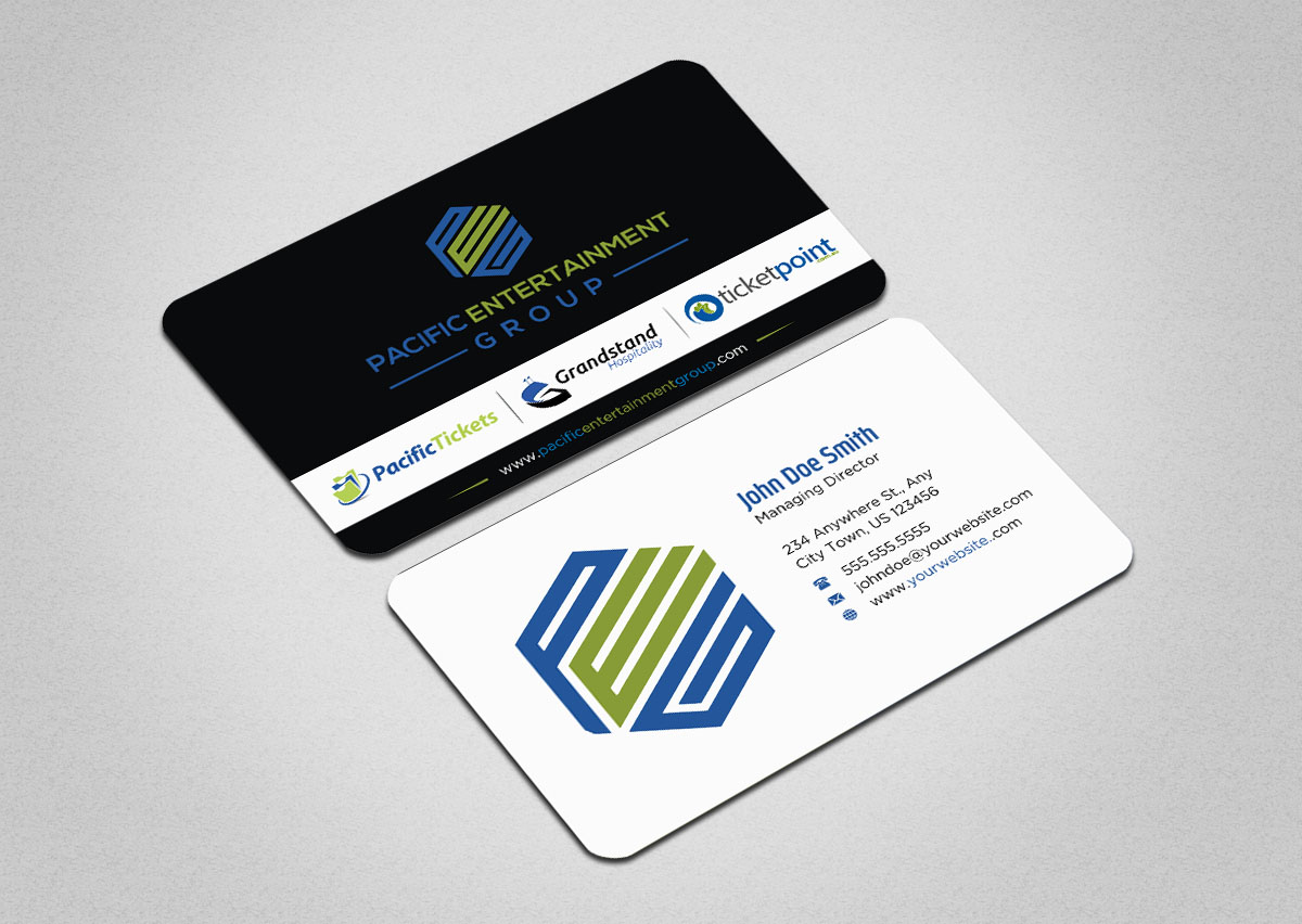 Visitenkarten-Design von INDIAN_Ashok für Pacific Tickets | Design #17722422