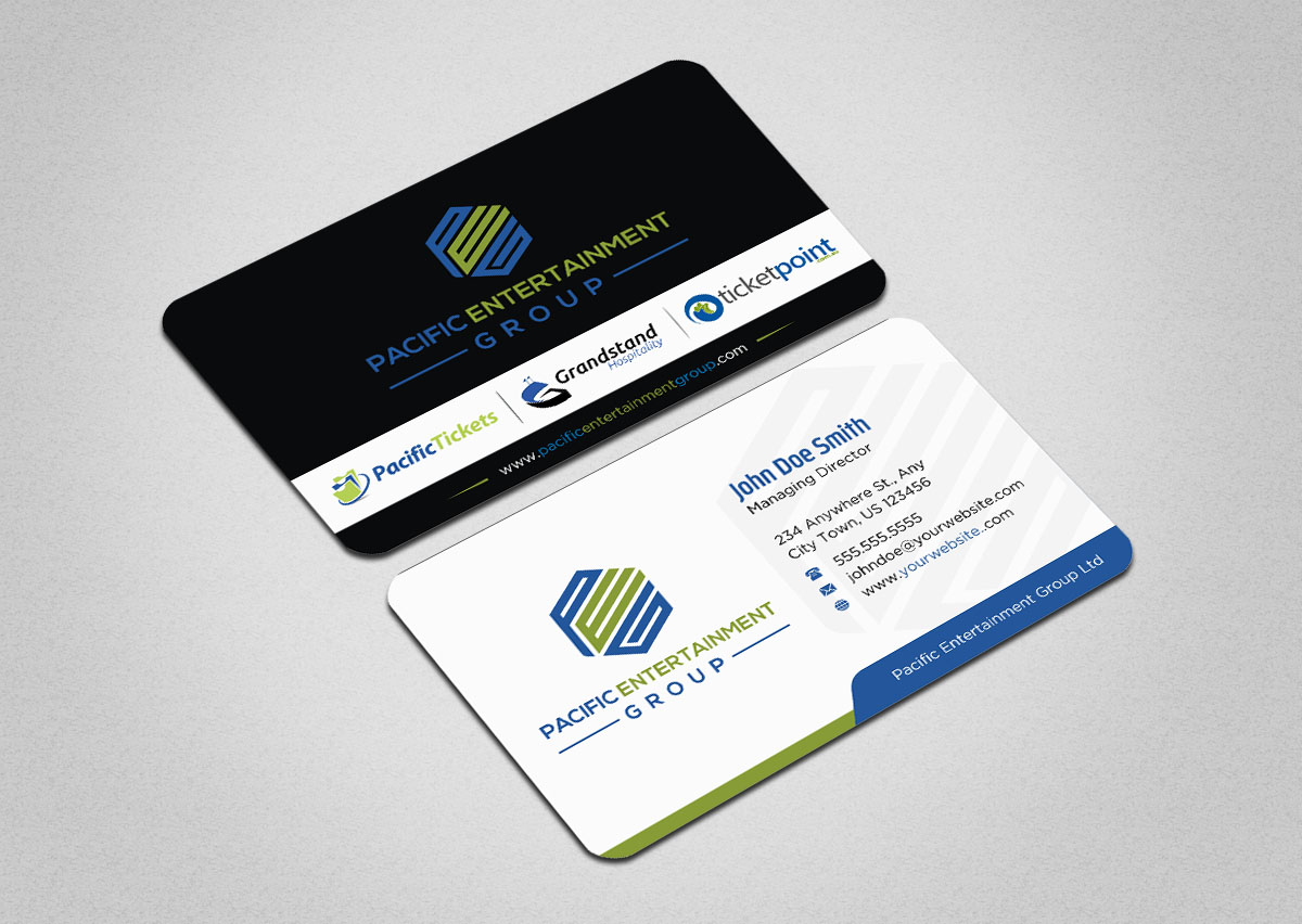 Business Card Design by INDIAN_Ashok for Pacific Tickets | Design #17722424