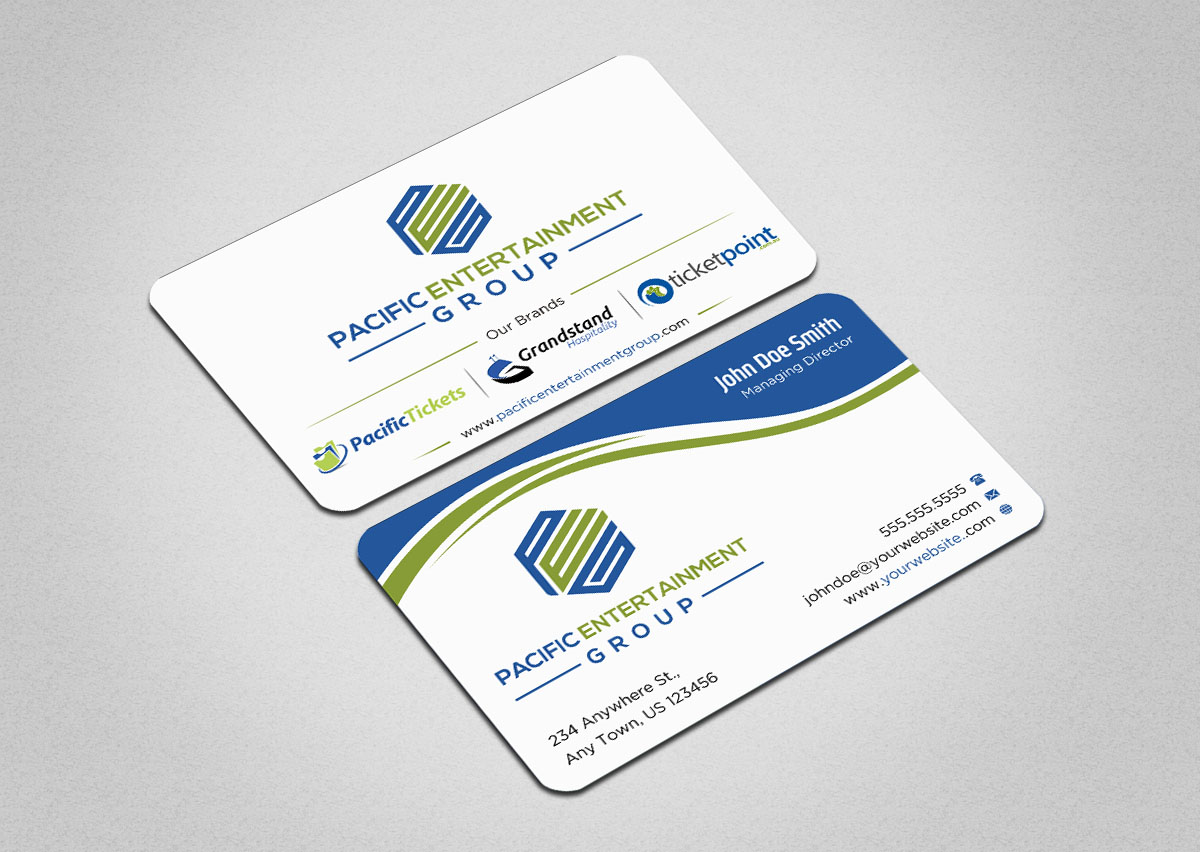 Business Card Design by INDIAN_Ashok for Pacific Tickets | Design #17722430