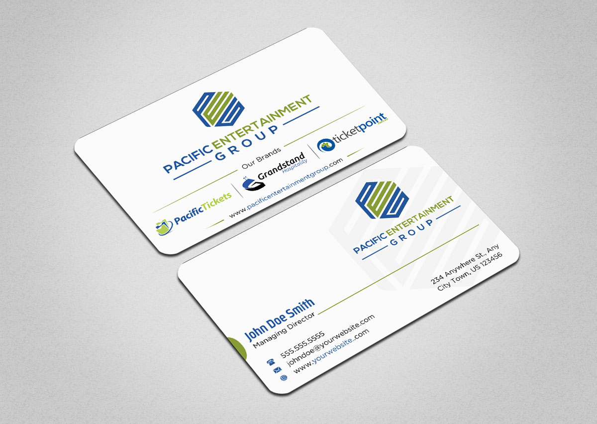 Business Card Design by INDIAN_Ashok for Pacific Tickets | Design #17722435