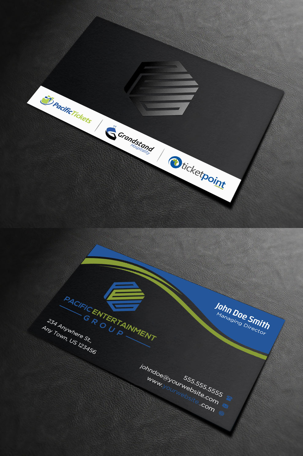 Business Card Design by INDIAN_Ashok for Pacific Tickets | Design #17722460