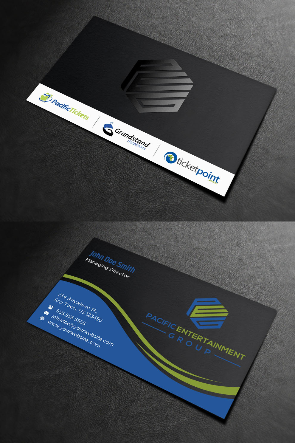 Business Card Design by INDIAN_Ashok for Pacific Tickets | Design #17722467