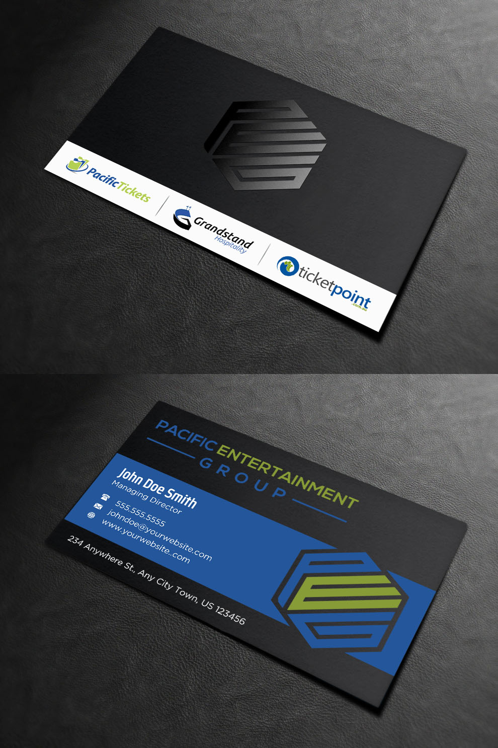 Business Card Design by INDIAN_Ashok for Pacific Tickets | Design #17722469