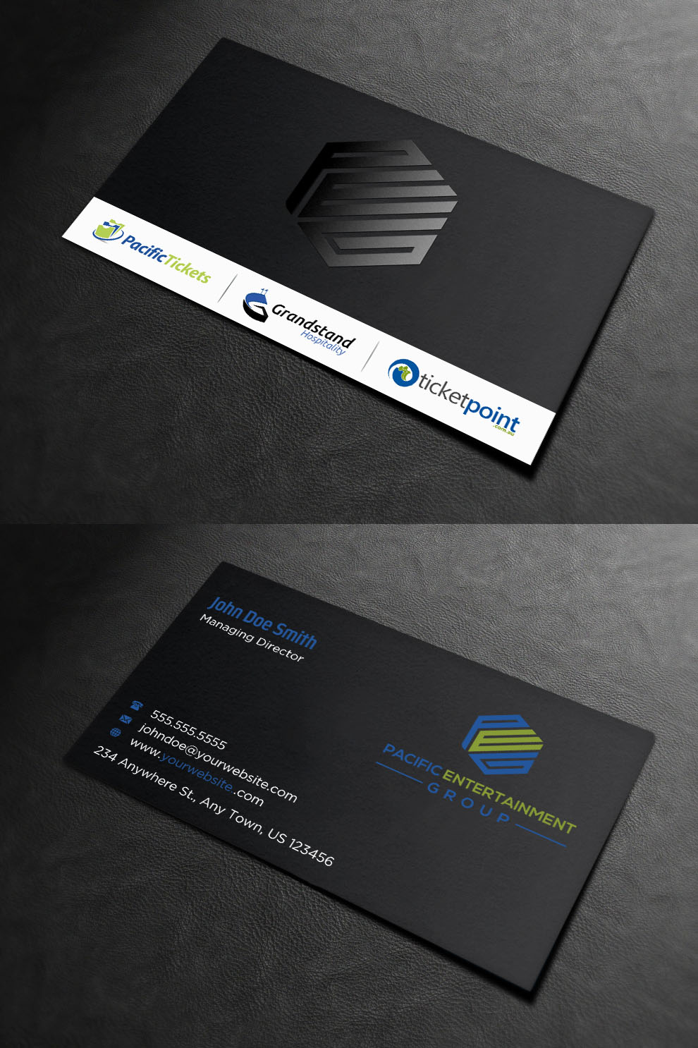 Business Card Design by INDIAN_Ashok for Pacific Tickets | Design #17722470