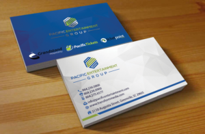 Pacific Entertainment Group (PEG) | Business Card Design by Hardcore Design